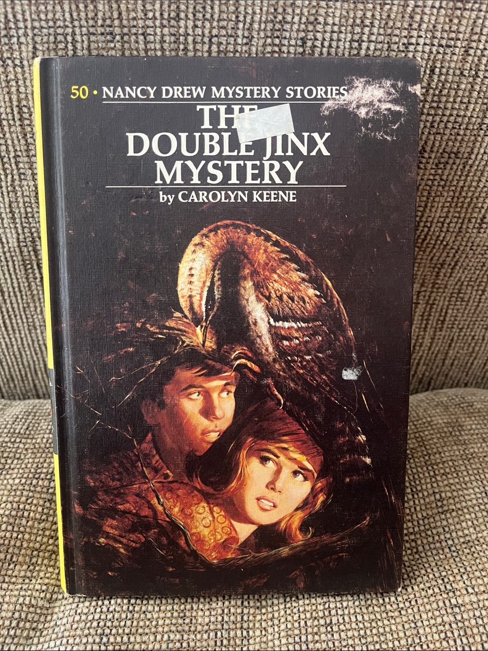 Nancy Drew: The Double Jinx Mystery - Black Cover with Brown Illustration